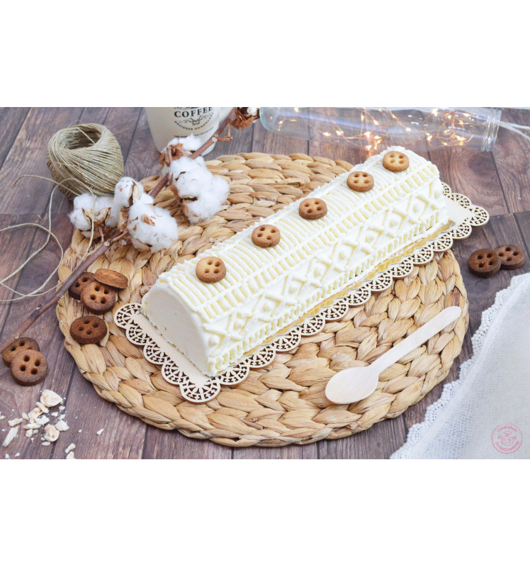 Moule bûche tricot