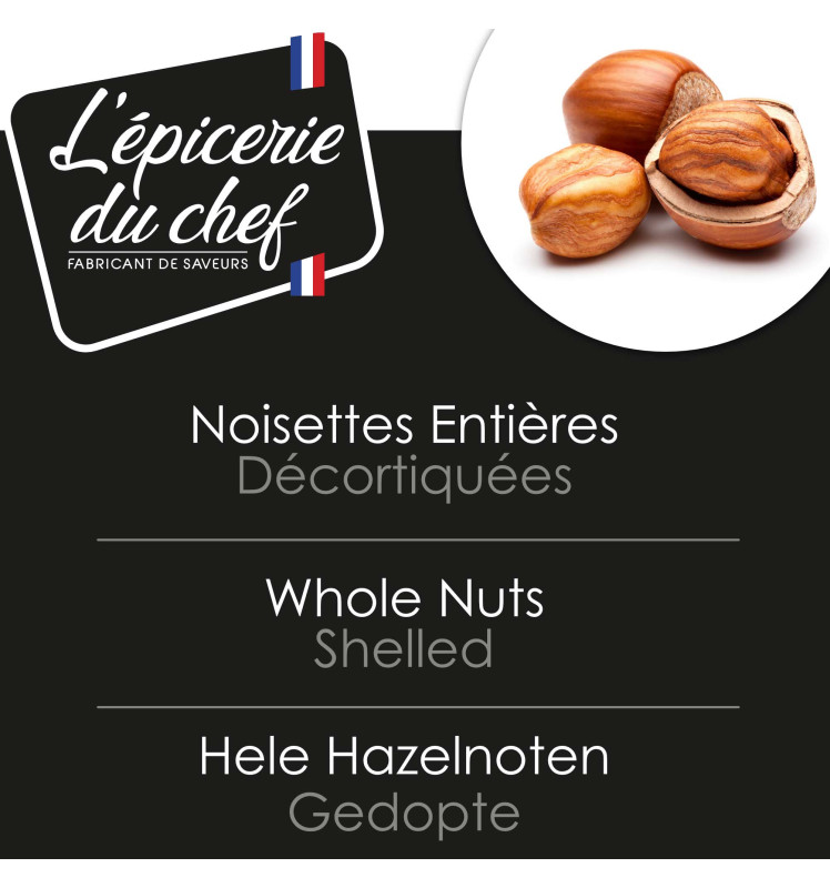 Noisettes entières décortiquées 250g