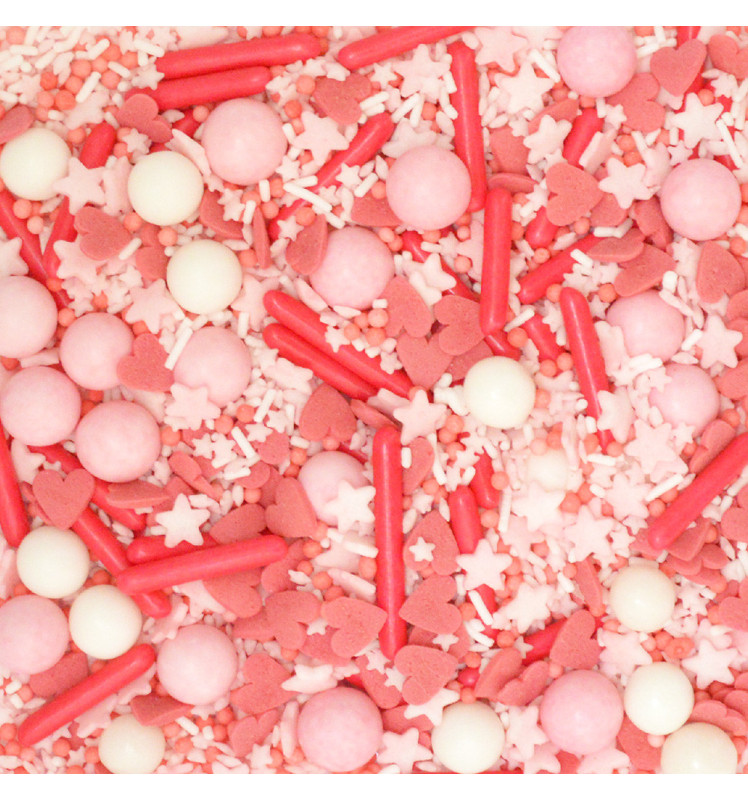Décors sucrés mix rods rose 70g
