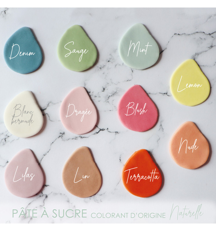 LEMON sugar paste - natural coloring 250g