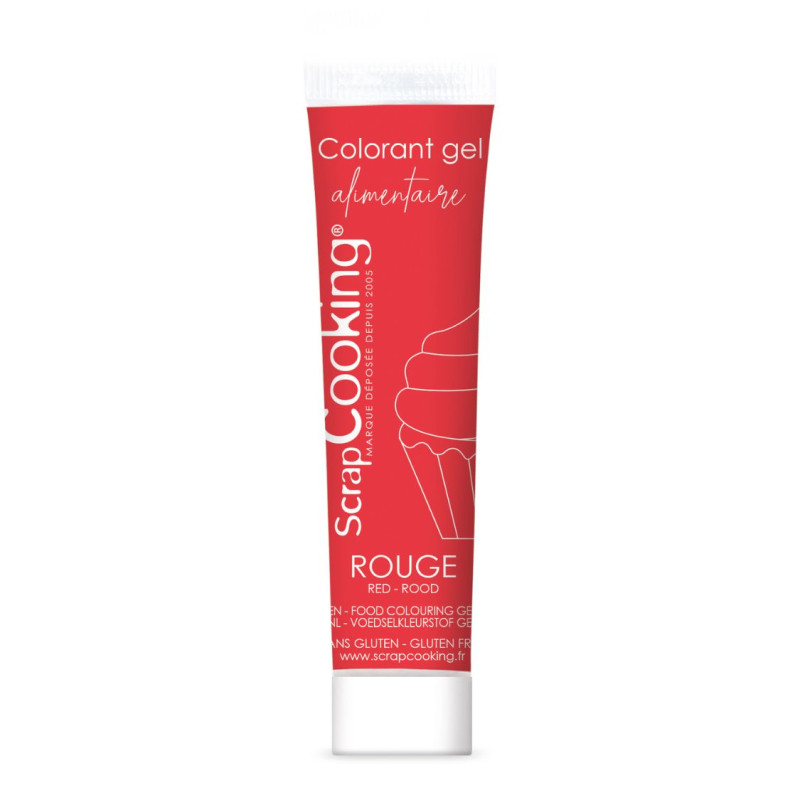 Colorant gel alimentaire rouge 20 gr