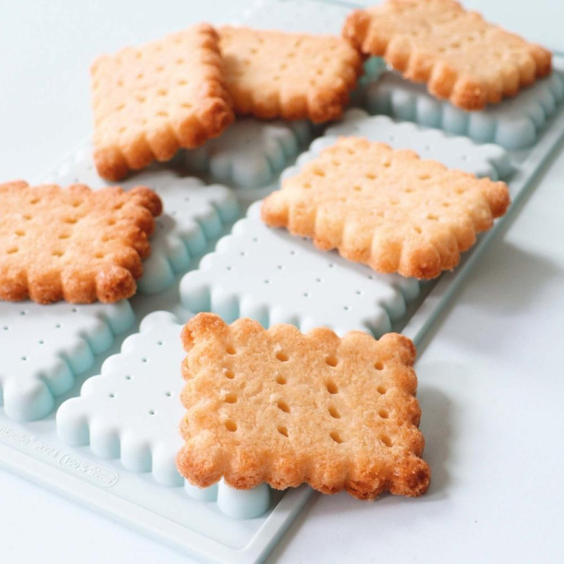 Moule en silicone Petit Beurre pour biscuits maison