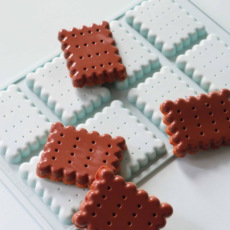 Moule en silicone Petit Beurre pour biscuits maison