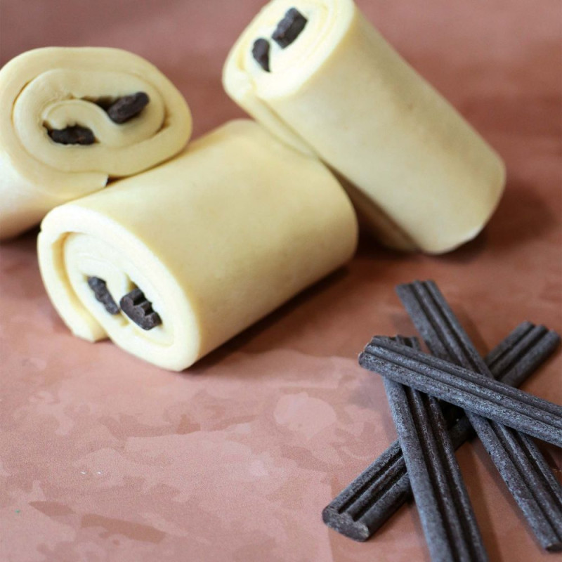 Bâtons de boulanger 40% pour pain au chocolat x50