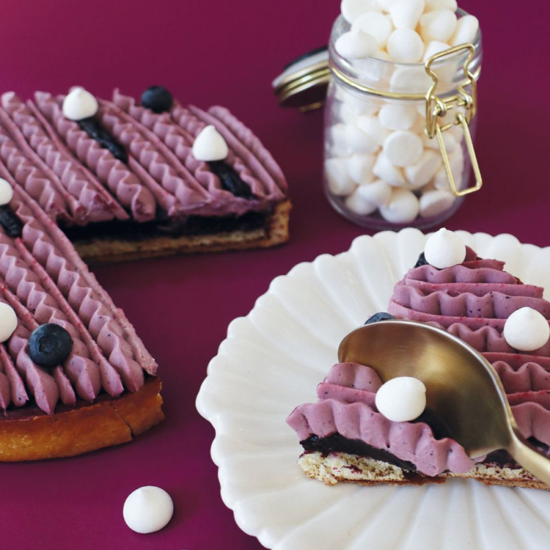 Purée de fruits à la myrtille