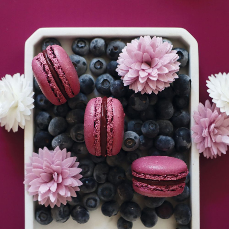 Purée de fruits à la myrtille