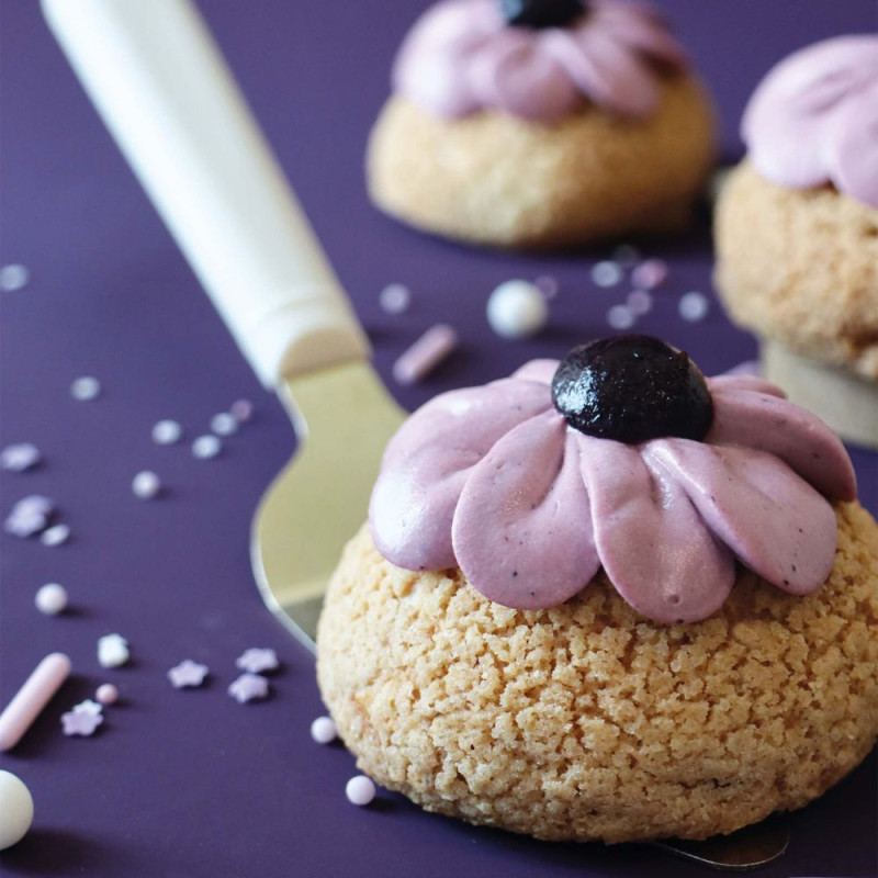 Purée de fruits à la myrtille