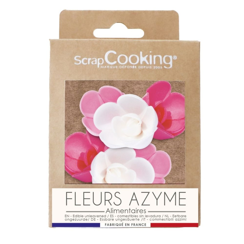 Fleurs azymes 6 roses