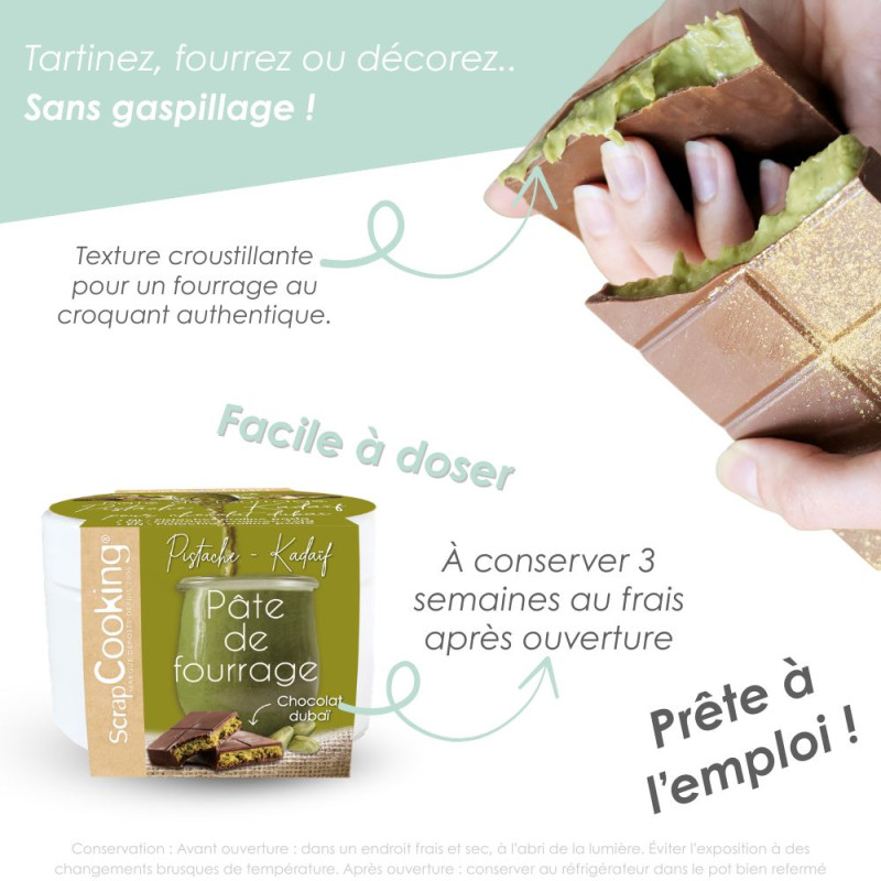 Pâte Kadaïf pistache de fourrage 200g