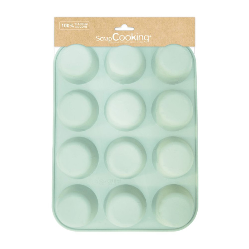 Moule silicone 12 muffins