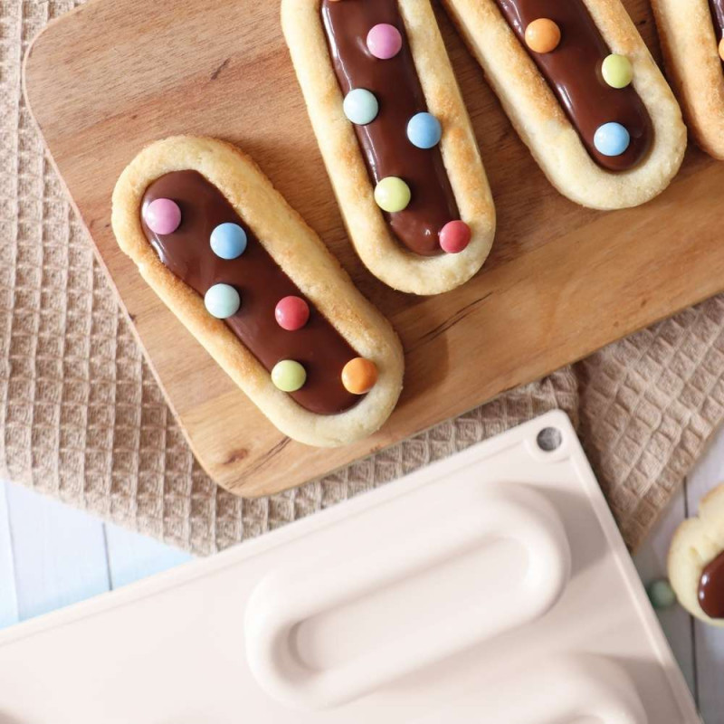 Moule silicone biscuit finger