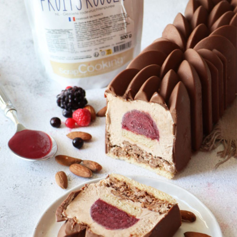 Purée de fruits aux Fruits Rouges