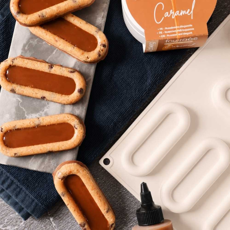 Moule en silicone pour biscuits Finger - 7 empreintes