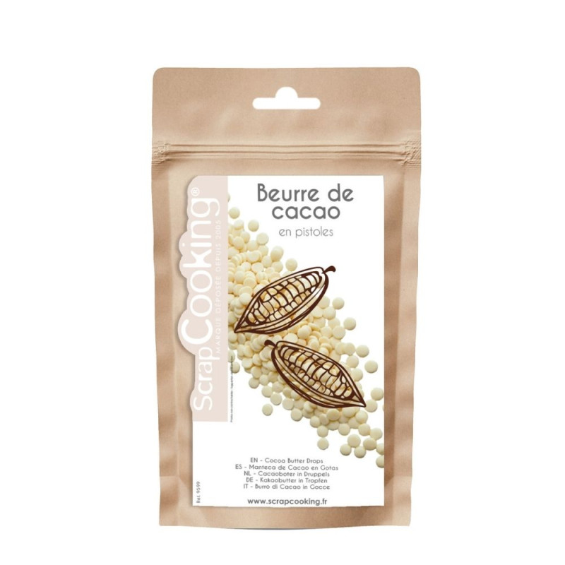Beurre de cacao en pistoles 200g