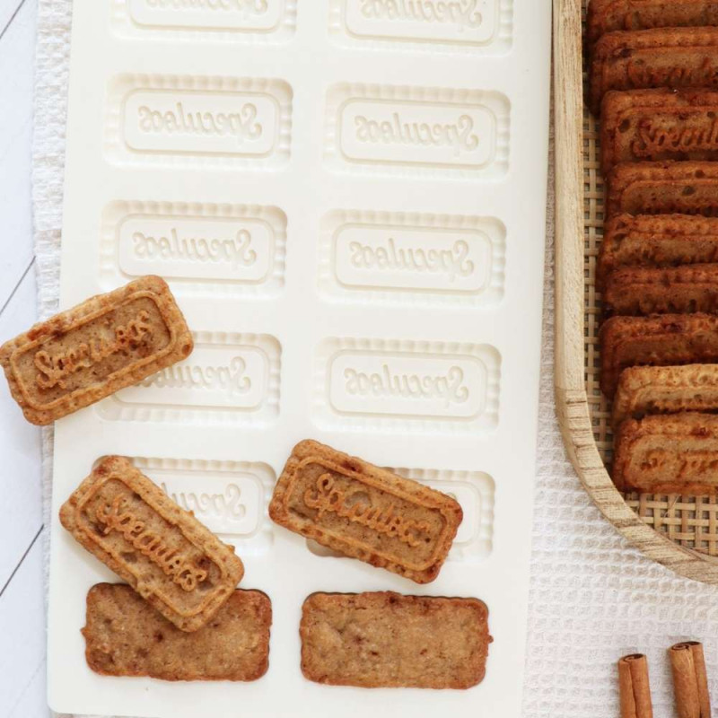 Moule silicone biscuits spéculoos maison