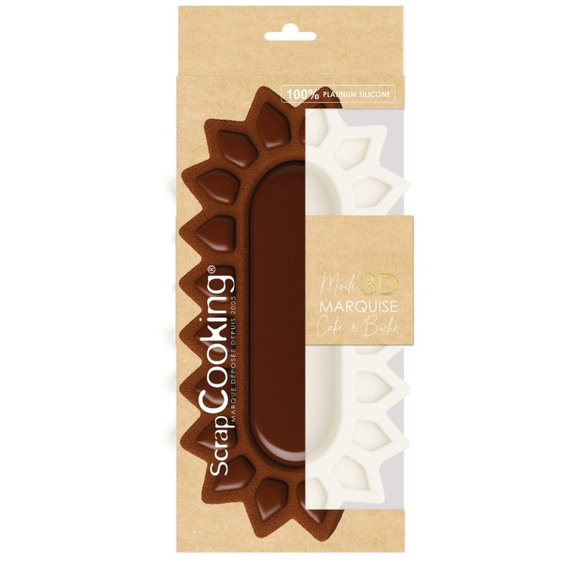 Moule silicone 3D bûche et entremets - Marquise