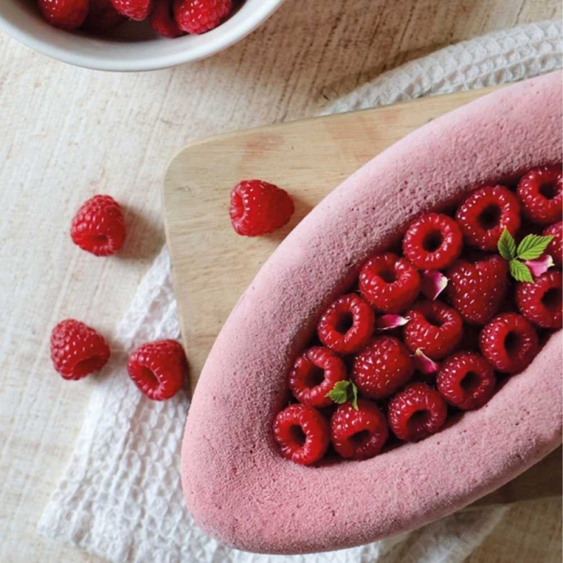 Moule silicone 3D bûche et entremets - Barquette