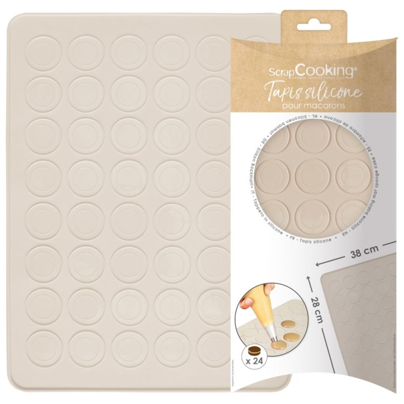 Tapis en silicone pour macarons