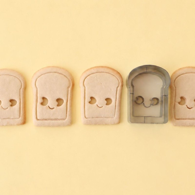Emporte-pièce brioche Kawaii inox