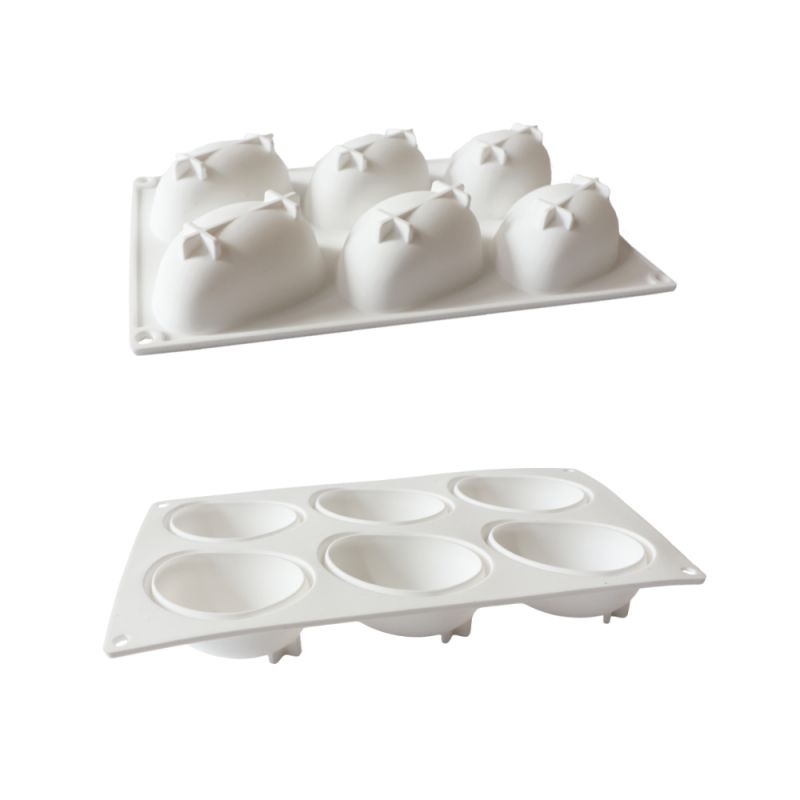 Moule silicone trompe-l’œil mangue - 6 empreintes