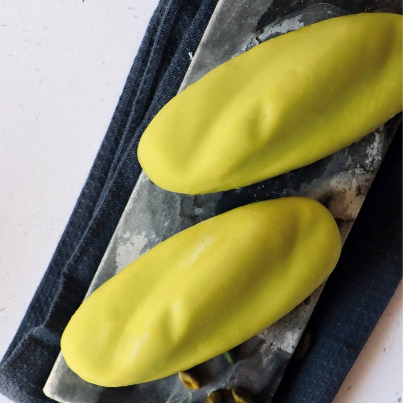 Moule silicone trompe-l’œil pistache - 6 empreintes