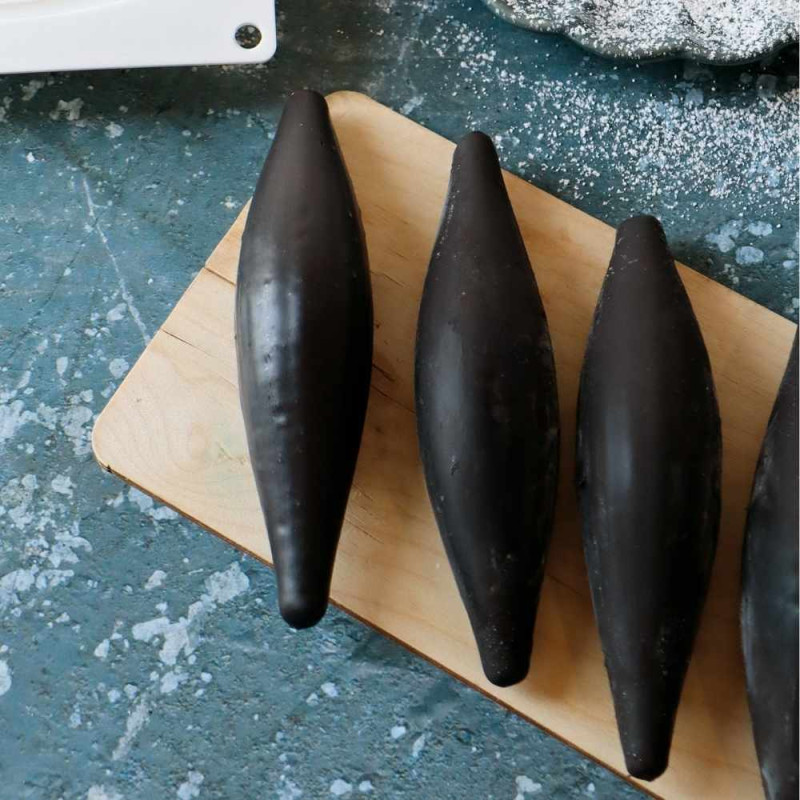 Moule silicone trompe-l’œil vanille - 6 empreintes