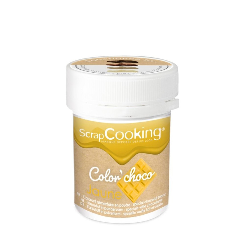 Colorant liposoluble en poudre jaune