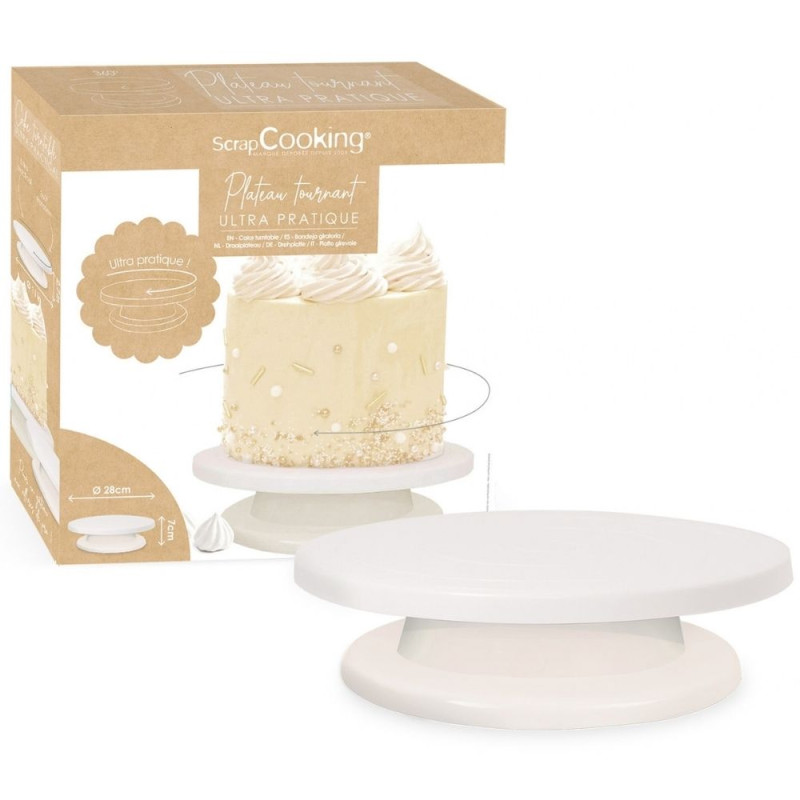 Plateau tournant à pâtisserie - Ø 28 cm