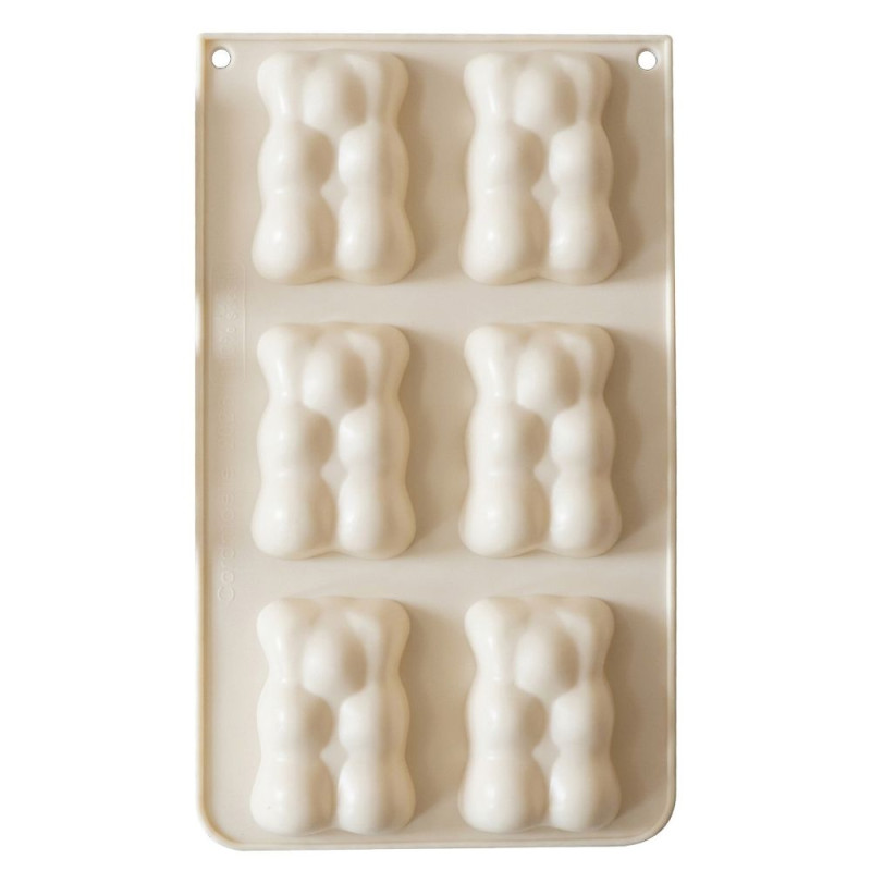 Moule en silicone gâteau oursons - 6 empreintes