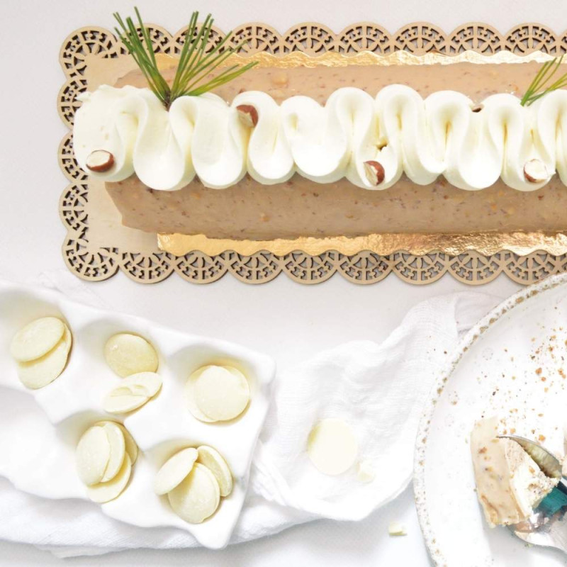 Palets de chocolat blanc 190g