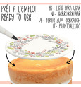 Flower sugar paste roll to customise