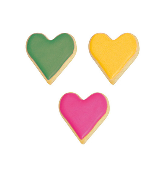 3 natural food colourings pink / green / yellow