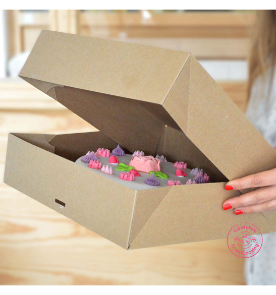 2 Cupcake boxes x6 -17x25x8,5cm