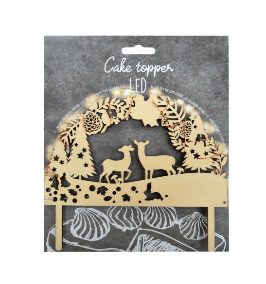 Cake topper led Forêt enchantée Cake topper led Forêt enchantée
