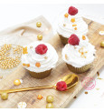 Golden deco-themed sweet scenery decorations