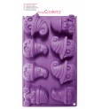 ScrapCooking® silicone mould with 8 Halloween-themed cavities