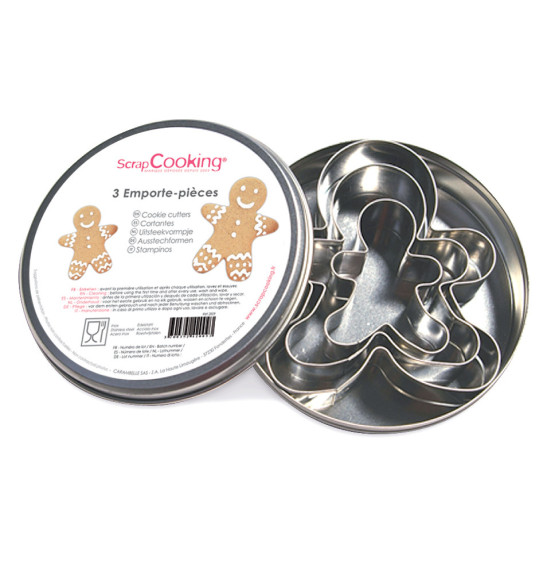 Set of Small Gingerbread Men cookie cutters