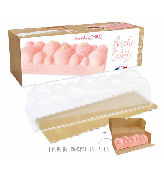 Moule bûche céleste réf.1933