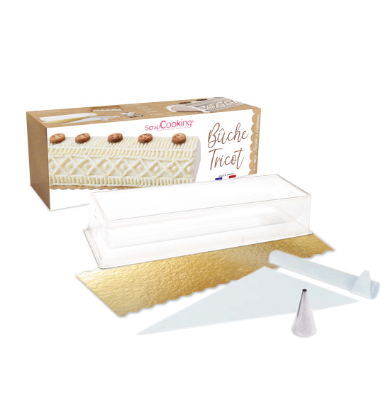 Knit yule log set
