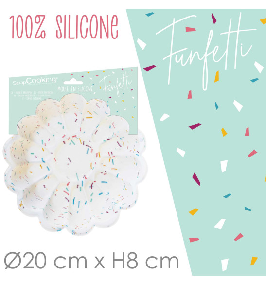 Silicone charlotte mould 20 cm - Funfetti