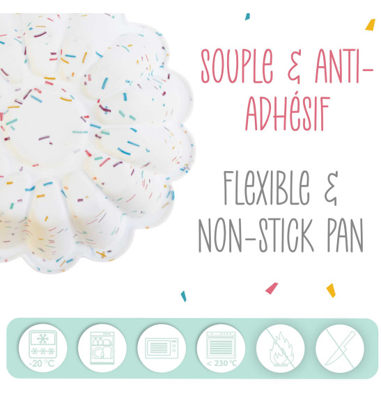 Silicone charlotte mould 20 cm - Funfetti