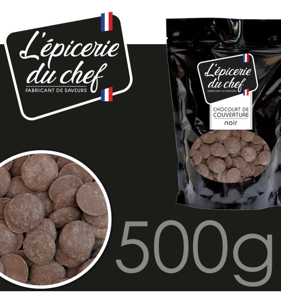 Dark couverture chocolate 500g