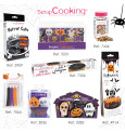 24 cupcake cases + 24 cake toppers Halloween