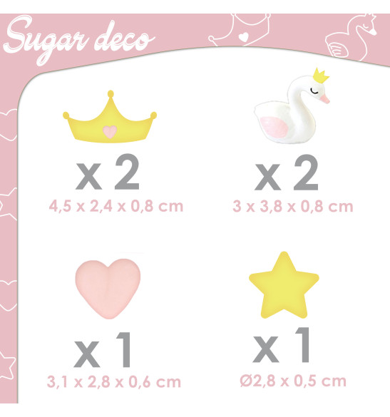 Princess-themed sweet scenery decorations