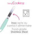 Mini spatule coudée en inox réf.5178