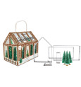 Gingerbread greenhouse - 5 cookie cutters+ 3 fir trees
