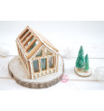 Gingerbread greenhouse - 5 découpoirs+ 3 sapins