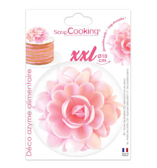 Pack Fleur azyme rose XXL env.10 cm