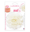 XXL white flower edible wafer decoration approx. 10cm