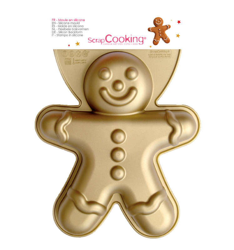 Moule à gâteau silicone gingerman